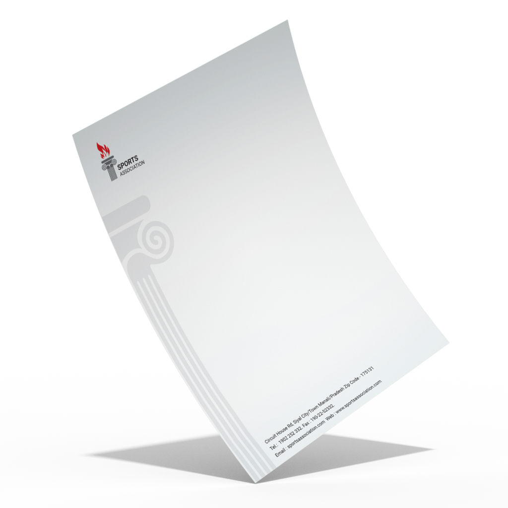 Premium letterhead