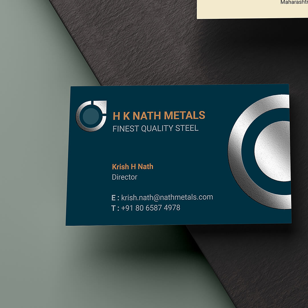 Silver Foil Business Cards